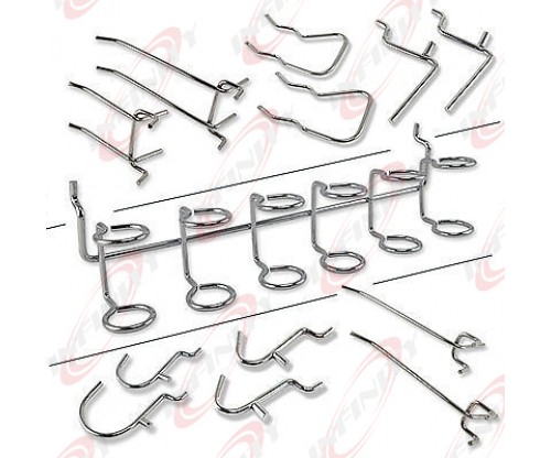  ORGANIZERS ASSORTED HOOKS 200 GARAGE PEGBOARD HOOKS GARAGE SET